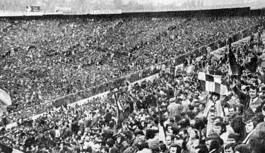 Rekordna poseta zabeležena je na utakmici Zvezda - Ferencvaroš 1975. godine