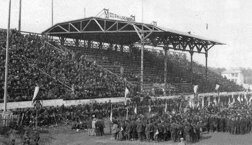 Stadion Jugoslavija na kojoj je odigrana prva noćna utakmica