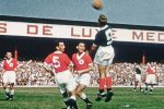 Detalj sa utakmice Velika Britanija - "Ostatak Evrope" 1:4 odigrane 1955. godine