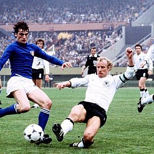 Detalj sa utakmice Italija - SR Nemačka 0:0, odigranoj 14. juna 1978. godine