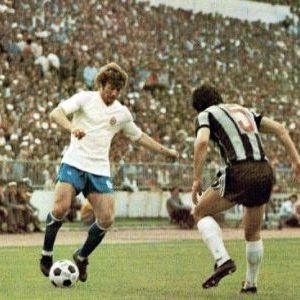 Partizan - Hajduk 1:6: Boriša Đorđević (Hajduk) u prodoru ka golu Partizana