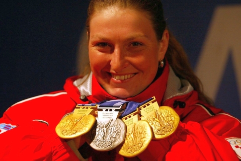 Janica Kostelić, trostruka olimpijska šampionka iz Solt Lejk Sitija 2002. godine